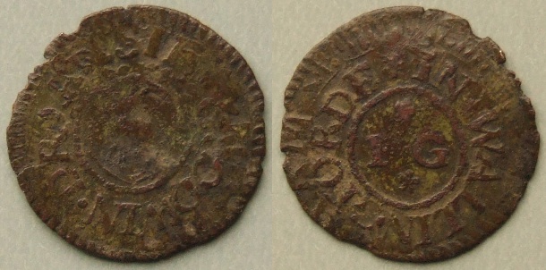 Wallingford, Jon Goodwin farthing, overstrike